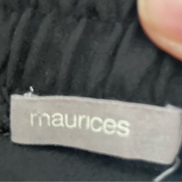 Maurices Black Wide Leg Pants with Flowing Silhouette - Picture 3 of 5